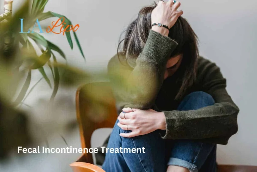 woman worried about fecal incontinence diet Fareham