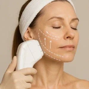 Woman having HI-FU to reduce wrinkles call LA LIPO Fareham Now!