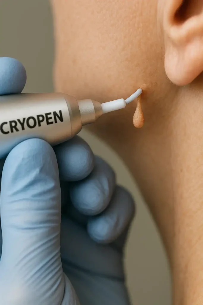 Cryopen for skin tags removal Fareham speak to our team today!