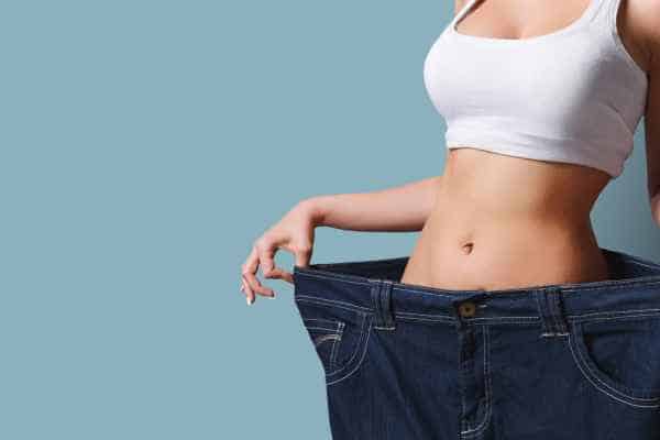 woman after fat reduction treatment Fareham