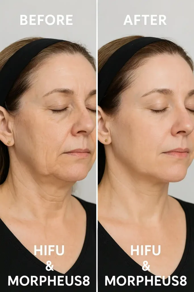 HIFU & Morpheus8 treatment results Fareham - book in today!