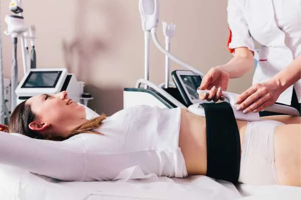 woman having body sculpting to help improve her body image and her mental health Fareham