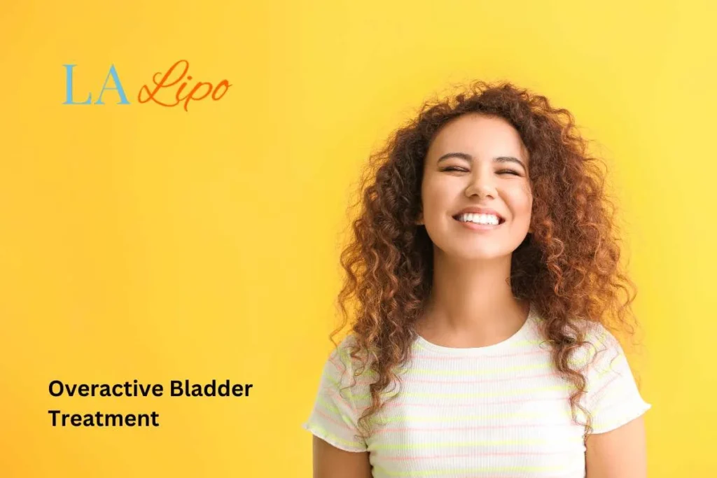 woman smiling about overactive bladder treatment Fareham solutions